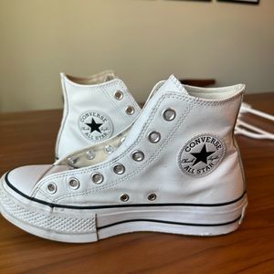 Leather Platform Converse